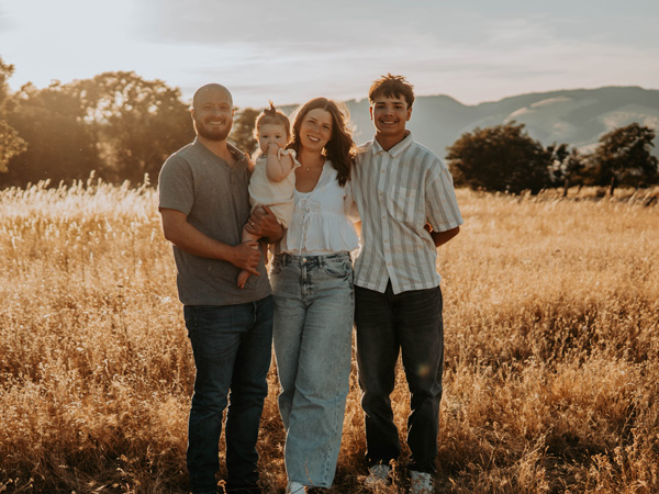Peter Kessinger & Family at Plumper Farms