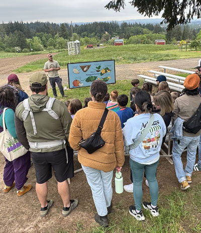 Summer Field Trip in Portland on Plumper Farms