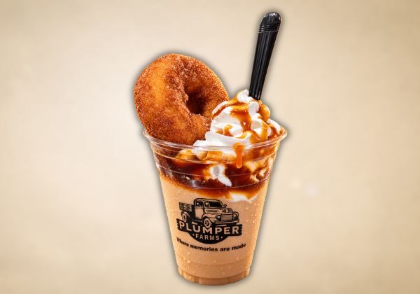 Barnyard Bliss with donut and ice cream dessert